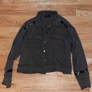 Dark green/olive soft jacket